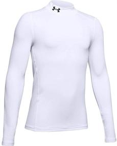 img 3 attached to 👕 Under Armour ColdGear Light Heather Boys' Active Wear: Stay Warm and Stylish!