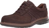 clarks ramble oxford in rich brown nubuck - improved seo logo
