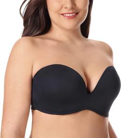 img 2 attached to DELIMIRA Womens Slightly Support Strapless Women's Clothing in Lingerie, Sleep & Lounge