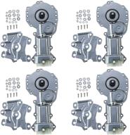 🚗 chevrolet gmc buick cadillac oldsmobile pontiac power window lift motor replacement set - premium quality, front and rear, 4-piece kit logo