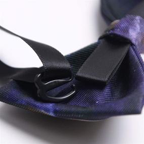 img 1 attached to Mumusung Boys Starry Solid Bowtie