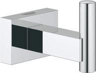 🔳 modern style with grohe 40511001 essentials cube robe hook in starlight chrome logo