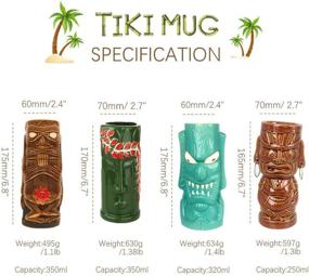 img 2 attached to Коктейльный набор Tiki Mugs Drinkware