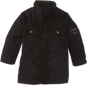 img 1 attached to 🧥 iXtreme Little Boys' Wool Jacket with Convenient Patch Pockets