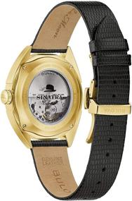 img 3 attached to 🌙 Bulova Frank Sinatra 'Fly Me to The Moon' Black Leather Strap Watch with Enhanced SEO