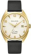 🌙 bulova frank sinatra 'fly me to the moon' black leather strap watch with enhanced seo logo