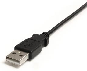 img 2 attached to 🔌 Кабель StarTech.com USB на мини-USB с угловым разъемом, 3 фута - USB 2.0 A на угловой Mini B - черный - мини-USB кабель (USB2HABM3RA)