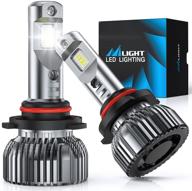 nilight headlight bulbs 14000lm 6500k motorcycle & powersports logo