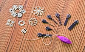 img 1 attached to 🍀 Innovative Clover Picot Gauge Set for Precise and Versatile Picot Edge Patterns