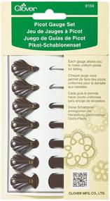 img 4 attached to 🍀 Innovative Clover Picot Gauge Set for Precise and Versatile Picot Edge Patterns