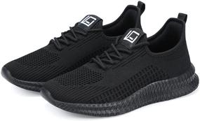 img 1 attached to LCGJR Lightweight Breathable Comfortable Sneakers Men's Shoes and Athletic