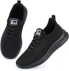 img 4 attached to LCGJR Lightweight Breathable Comfortable Sneakers Men's Shoes and Athletic