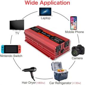 img 1 attached to Cantonape Inverter Converter Display Outlets Tools & Equipment