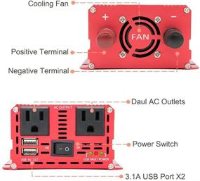 img 2 attached to Cantonape Inverter Converter Display Outlets Tools & Equipment