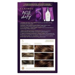 img 2 attached to 👩 Clairol Age Defy Permanent Hair Dye - 5 Medium Brown Hair Color, 1 Count: Natural-Looking Results and Long-Lasting Color