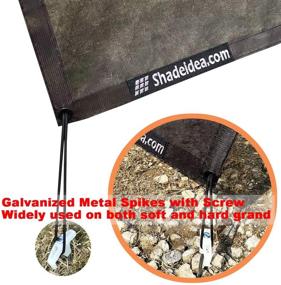 img 2 attached to Shadeidea RV Sun Shade Screen for Awning - 6' X 8' 5'' Brown Mesh Sunshade - Premium UV Sunblocker Canopy for Motorhomes & Trailers - 3 Year Warranty Included" in Russian would be: "Shadeidea Роллерный солнцезащитный экран для автофургона - 6' X 8' 5'' Коричневая солнцезащитная сетка - Премиум-канапе с УФ-блокатором для автодомов и трейлеров - Включена гарантия на 3 года.