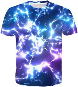 img 4 attached to 👕 Syaimn Pattern Printed T-Shirts: Stylish Men's Clothing for Graphics Enthusiasts