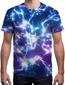 img 2 attached to 👕 Syaimn Pattern Printed T-Shirts: Stylish Men's Clothing for Graphics Enthusiasts