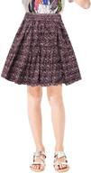 🌸 solocote girls' summer floral a line dress with elastic waist and flared tutu skirt - short skirt casual, ages 3-14y logo