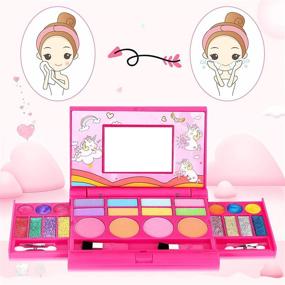 img 1 attached to 💄 Washable Makeup Palette Cosmetic Dress-Up for Beauty & Fashion: Tomons Product