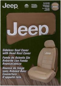 img 3 attached to 🚗 Plasticolor 008581R06 Sideless Seat Cover: Jeep Elite Tan – Custom Fit and Stylish Protection