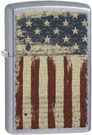 zippo usa flag lighters logo