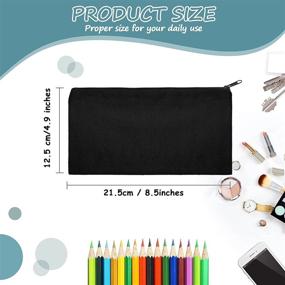 img 3 attached to Pieces Canvas Cosmetic Sublimation Stationery