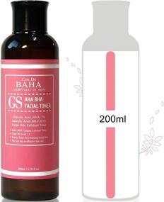 img 2 attached to Glycolic Acid 7% Clarifying Facial Toner - AHA + Salicylic Acid BHA Acne Face Wash: Dead Skin Cell Remover, Fine Lines & Wrinkles Treatment – Alcohol-Free, 6.76 fl oz (200ml)