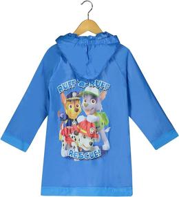 img 3 attached to Waterproof Hooded Rain Slicker 🌧️ for Toddlers - Nickelodeon Paw Patrol