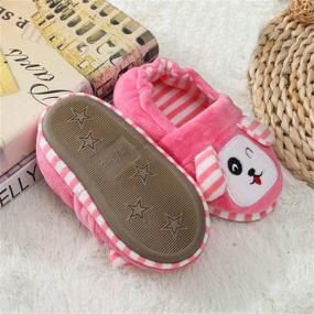 img 2 attached to 👣 Csfry Cartoon Toddler Slippers for Boys' Bedroom - Cute Shoes