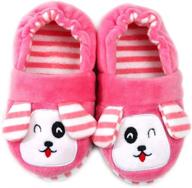 👣 csfry cartoon toddler slippers for boys' bedroom - cute shoes logo