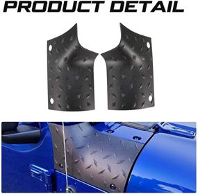 img 3 attached to 🔒 Black Kiwi Master Cowl Body Armor Outer Cowl Covers for 2018-2021 Jeep Wrangler JL and Gladiator JT - Sahara Sport Rubicon, JL JT Exterior Parts & Accessories