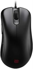 img 4 attached to BenQ Zowie EC1 Ergonomic Gaming Mouse for Esports - Professional Grade Performance, Driverless, FPS Matte Black Non-Slip Coating - Large Size