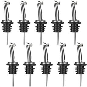 img 4 attached to 🍾 Pour like a Pro: TOBSAYK 10 Pack Pour Spouts - Perfect for Liquor Bottles!