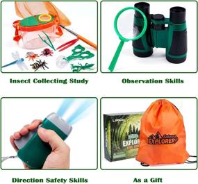 img 1 attached to 🔍 Discover the Outdoors with Adventure Binoculars Flashlight Butterfly Exploration