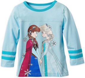 img 1 attached to Disney Frozen Sleeve T Shirt Girls Girls' Clothing