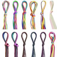 💇 noverlife 88pcs colorful hair strings for braids - hair thread yarn braiding wire ribbons for dreadlock twists - metallic hair tinsel glitter strands - fashion hair styling accessories logo