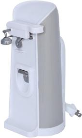 img 1 attached to 🔌 Brentwood J-30W Electric Can Opener - Tall Size with Knife Sharpener & Bottle Opener, White