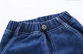 img 2 attached to 👖 Jeans: Mud Kingdom Fashion Toddler Elastic Boys' Clothing