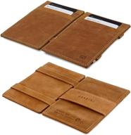 garzini essenziale brushed men's leather wallet: stylish wallets, card cases & organizers logo