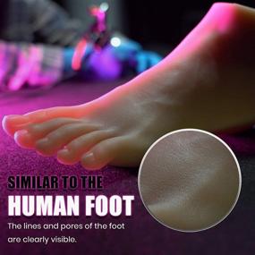 img 3 attached to 🦶 ITATOO Silicone Tattoo Practice Foot: Lifelike Dummy Foot for Tattoo Artists and Beginners