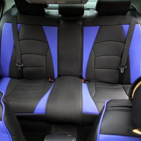 img 4 attached to FH Group Ultra Comfort Leatherette Rear Seat Cushions (Airbag Compatible) Interior Accessories