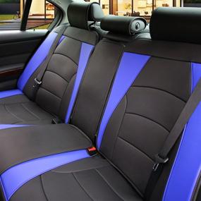 img 3 attached to FH Group Ultra Comfort Leatherette Rear Seat Cushions (Airbag Compatible) Interior Accessories