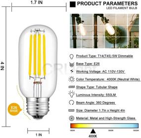 img 2 attached to Efficient Daylight Incandescent-Style Fluorescent Bulb: CRLight Equivalent