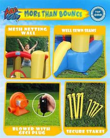 img 2 attached to 🎈 Inflatable Outdoor Fun with ACTION AIR Toddler