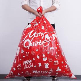 img 2 attached to 🎁 Jolly Christmas Plastic Wrapping for Your Holiday Presents