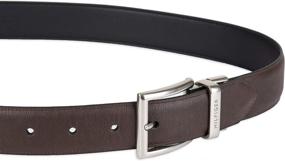 img 1 attached to Premium Reversible Brown Men's Belts: Tommy Hilfiger Dress Accessories