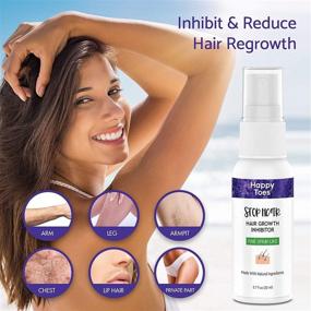 img 2 attached to 🌱 Painless Hair Growth Inhibitor Spray: A Permanent Solution for Men & Women's Body Hair Removal - Non-Irritating & Suitable for Sensitive Skin - Effectively Stops Hair Growth - All-Natural & Safe to Use