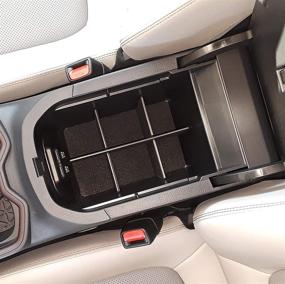 img 3 attached to 🚗 Streamline Your Toyota RAV4 (2019-2022) with the Ultimate Vehicle OCD Center Console Organizer - Made in USA!