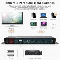 🔁 tesmart hdmi kvm switcher - 4k @ 60hz uhd support with usb 2.0 - 2 kvm cables included logo
